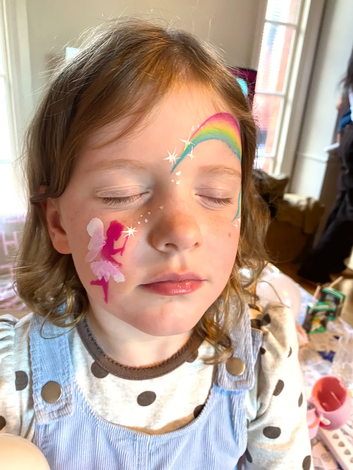 Fairy face painting design
